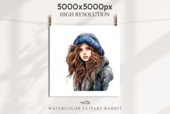 Cozy Cottage Core Girl Women Knitting Winter House PNG Lady Nursery art card making collage printable files xmas decor junk journal sublimation Scrapbooking watercolor Cozy Cottage Core Lady Women Knitting Winter House PNG clipart, sublimation nursery