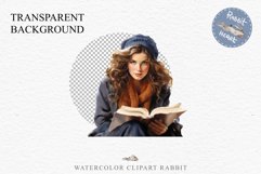 Cozy Cottage Core Girl Women Knitting Winter House PNG Lady Nursery art card making collage printable files xmas decor junk journal sublimation Scrapbooking watercolor Cozy Cottage Core Lady Women Knitting Winter House PNG clipart, sublimation nursery