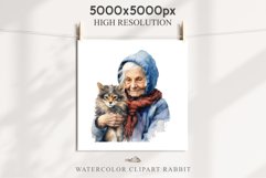 Cozy Cottage Core Grandma Women Knitting Winter House PNG Nursery wall art card making collage printable files xmas decor junk journal sublimation Scrapbooking  watercolor Cozy Cottage Core Grandma Women Knitting Winter House PNG clipart, sublimation nurs
