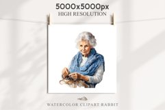 Cozy Cottage Core Grandma Women Knitting Winter House PNG Nursery wall art card making collage printable files xmas decor junk journal sublimation Scrapbooking  watercolor Cozy Cottage Core Grandma Women Knitting Winter House PNG clipart, sublimation nurs