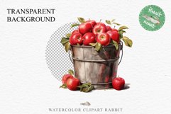 Cozy Cottagecore Farm Basket Apples Village Garden Fruits PNG Nursery wall art card making collage printable decor junk journal sublimation Scrapbooking  watercolor Cozy Cottagecore Lady Girl Women Apple Picnic Women House PNG clipart, farm barn village