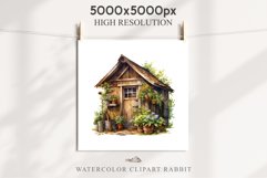 Cozy Cottagecore House Vintage English Romantic Cottage PNG Nursery wall art card making collage printable decor junk journal sublimation Scrapbooking  watercolor Cozy Cottagecore House Vintage English Romantic floral garden Cottage PNG clipart