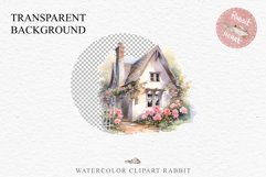Cozy Cottagecore House Vintage English Romantic Cottage PNG Nursery wall art card making collage printable decor junk journal sublimation Scrapbooking watercolor Cozy Cottagecore House Vintage English Romantic floral garden Cottage PNG clipart