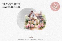 Cozy Cottagecore House Vintage English Romantic Cottage PNG Nursery wall art card making collage printable decor junk journal sublimation Scrapbooking watercolor Cozy Cottagecore House Vintage English Romantic floral garden Cottage PNG clipart