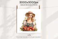 Cozy Cottagecore Lady Girl Women Apple Picnic Farm Barn Food PNG Nursery wall art card making collage printable decor junk journal sublimation Scrapbooking  watercolor Cozy Cottagecore Lady Girl Women Apple Picnic Women House PNG clipart, farm barn villag