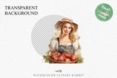 Cozy Cottagecore Lady Girl Women Apple Picnic Farm Barn Food PNG Nursery wall art card making collage printable decor junk journal sublimation Scrapbooking  watercolor Cozy Cottagecore Lady Girl Women Apple Picnic Women House PNG clipart, farm barn villag
