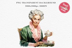 Cozy Cottagecore Old Lady Vintage Victorian Romantic Women PNG Nursery wall art card making collage printable decor junk journal sublimation Scrapbooking  watercolor Cozy Cottagecore Vintage Old Lady Victorian Romantic Women PNG clipart, grandmother nana