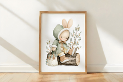 Cozy Cottagecore Winter Animal Clipart Product Image 3