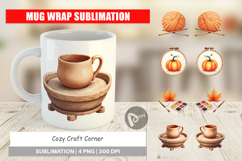 Mug Wrap Cozy Autumn Crafting Product Image 1