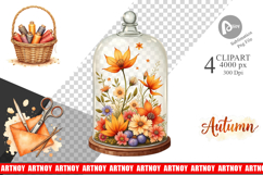 Clipart Cozy Autumn Crafting Product Image 1