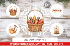 Wind Spinner Cozy Autumn Crafting Product Image 1