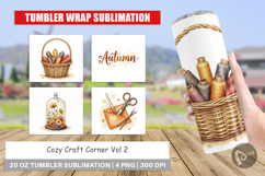 Tumbler Cozy Autumn Crafting Product Image 1