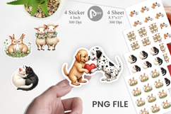 Cozy Critters &amp; Cuddles Sticker Product Image 1