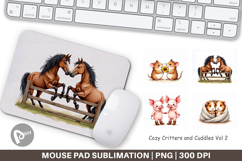 Cozy Critters &amp; Cuddles Mouse Pad Product Image 1