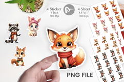 Cozy Critters Wonderland Sticker Product Image 1