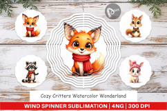 Cozy Critters Wonderland Wind Spinner Product Image 1