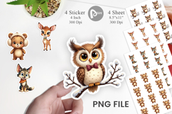 Cozy Critters Wonderland Sticker Product Image 1