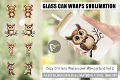 Cozy Critters Wonderland Glass Can Product Image 1