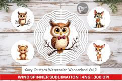 Cozy Critters Wonderland Wind Spinner Product Image 1