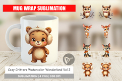 Cozy Critters Wonderland Mug Wrap Product Image 1