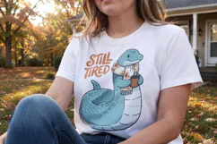 Cozy Cryptid Cafe Sarcastic Sublimation Product Image 4