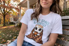 Cozy Cryptid Cafe Sarcastic Sublimation Product Image 2