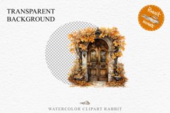 Cozy Fall Clipart Autumn Door PNG Junk Journal Scrapbooking october september halloween cute decor autumn cottage core graphics digital orange pumpkin watercolor fall door clipart, autumn png, Cute house decor, cottage core pumpkin, junk journaling