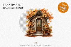 Cozy Fall Clipart Autumn Door PNG Junk Journal Scrapbooking october september halloween cute decor autumn cottage core graphics digital orange pumpkin watercolor fall door clipart, autumn png, Cute house decor, cottage core pumpkin, junk journaling