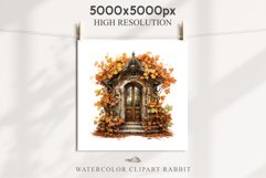 Cozy Fall Clipart Autumn Door PNG Junk Journal Scrapbooking october september halloween cute decor autumn cottage core graphics digital orange pumpkin watercolor fall door clipart, autumn png, Cute house decor, cottage core pumpkin, junk journaling