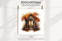 Cozy Fall Clipart Autumn Door PNG Junk Journal Scrapbooking october september halloween cute decor autumn cottage core graphics digital orange pumpkin watercolor fall door clipart, autumn png, Cute house decor, cottage core pumpkin, junk journaling
