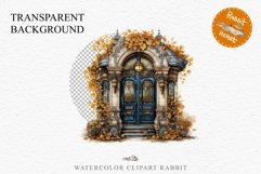 Cozy Fall Clipart Autumn Door PNG Junk Journal Scrapbooking october september halloween cute decor autumn cottage core graphics digital orange pumpkin watercolor fall door clipart, autumn png, Cute house decor, cottage core pumpkin, junk journaling