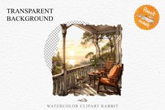 Cozy Fall Clipart Autumn Porch PNG Junk Journal Scrapbooking october september halloween cute decor autumn cottage core graphics digital orange pumpkin watercolor fall porch clipart, autumn clipart, Cute nursery decor, cottage core pumpkin clip art