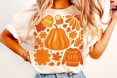 Fall PNG, Fall Vibes PNG, Autumn Png, Cozy Season, Pumpkin Product Image 2
