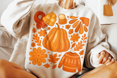 Fall PNG, Fall Vibes PNG, Autumn Png, Cozy Season, Pumpkin Product Image 1