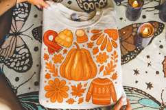 Fall PNG, Fall Vibes PNG, Autumn Png, Cozy Season, Pumpkin Product Image 3