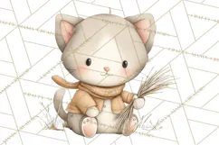 Farm Animal Clipart PNG, Cozy Barnyard Illustrations Product Image 4