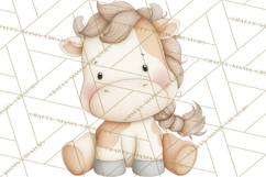 Farm Animal Clipart PNG, Cozy Barnyard Illustrations Product Image 5