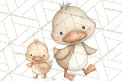 Farm Animal Clipart PNG, Cozy Barnyard Illustrations Product Image 3