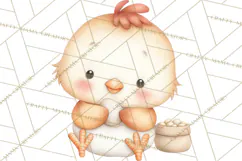 Farm Animal Clipart PNG, Cozy Barnyard Illustrations Product Image 4