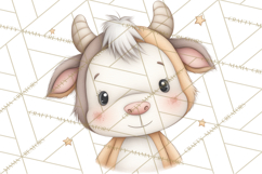 Farm Animal Clipart PNG, Cozy Barnyard Illustrations Product Image 3