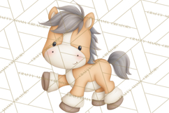 Farm Animal Clipart PNG, Cozy Barnyard Illustrations Product Image 5