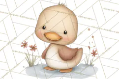 Farm Animal Clipart PNG, Cozy Barnyard Illustrations Product Image 4