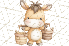 Farm Animal Clipart PNG, Cozy Barnyard Illustrations Product Image 3