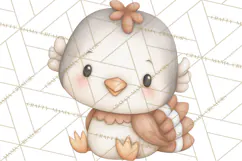 Farm Animal Clipart PNG, Cozy Barnyard Illustrations Product Image 3