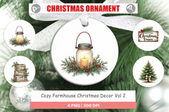 Farmhouse Christmas Decor Ornament Product Image 1