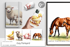 Farmyard Mother &amp; Baby Animal Paper Product Image 2
