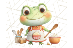 Whimsical Frog Clip Art PNG for Cozy Cottagecore Prints Product Image 5