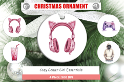Cozy Gamer Essentials Ornament Product Image 1