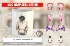 Cozy Gamer Essentials Mug Wrap Product Image 1