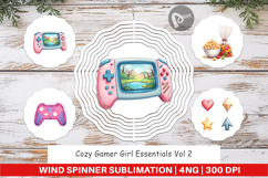 Cozy Gamer Essentials Wind Spinner Product Image 1